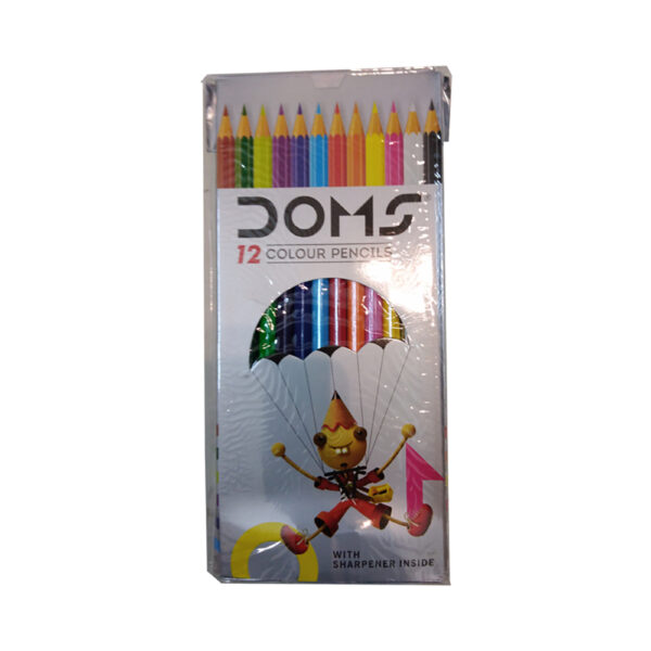مداد رنگی 12 رنگ DOMS
